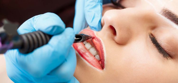 Lippen Permanent Make-up-Recklinghausen